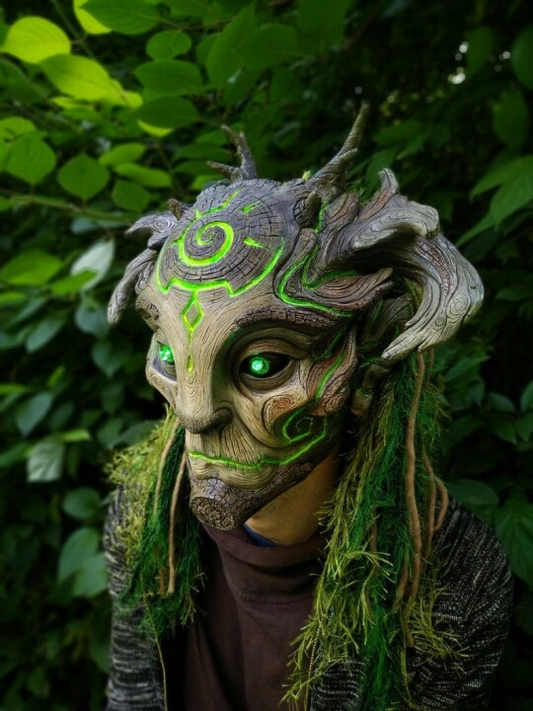 Embrace the Magic of Nature with Our Green Man Forest Spirit Mask