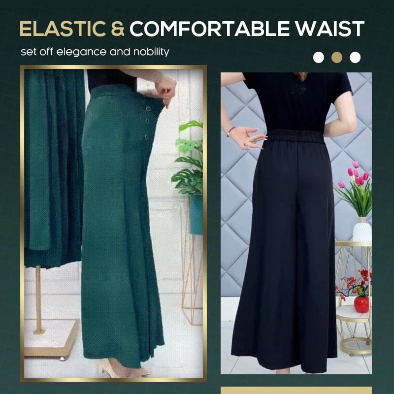 🔥Limited Time Offer $26.99 - [Comfortable and Slim Fit] Fashion Pleated Wide-Leg Pants