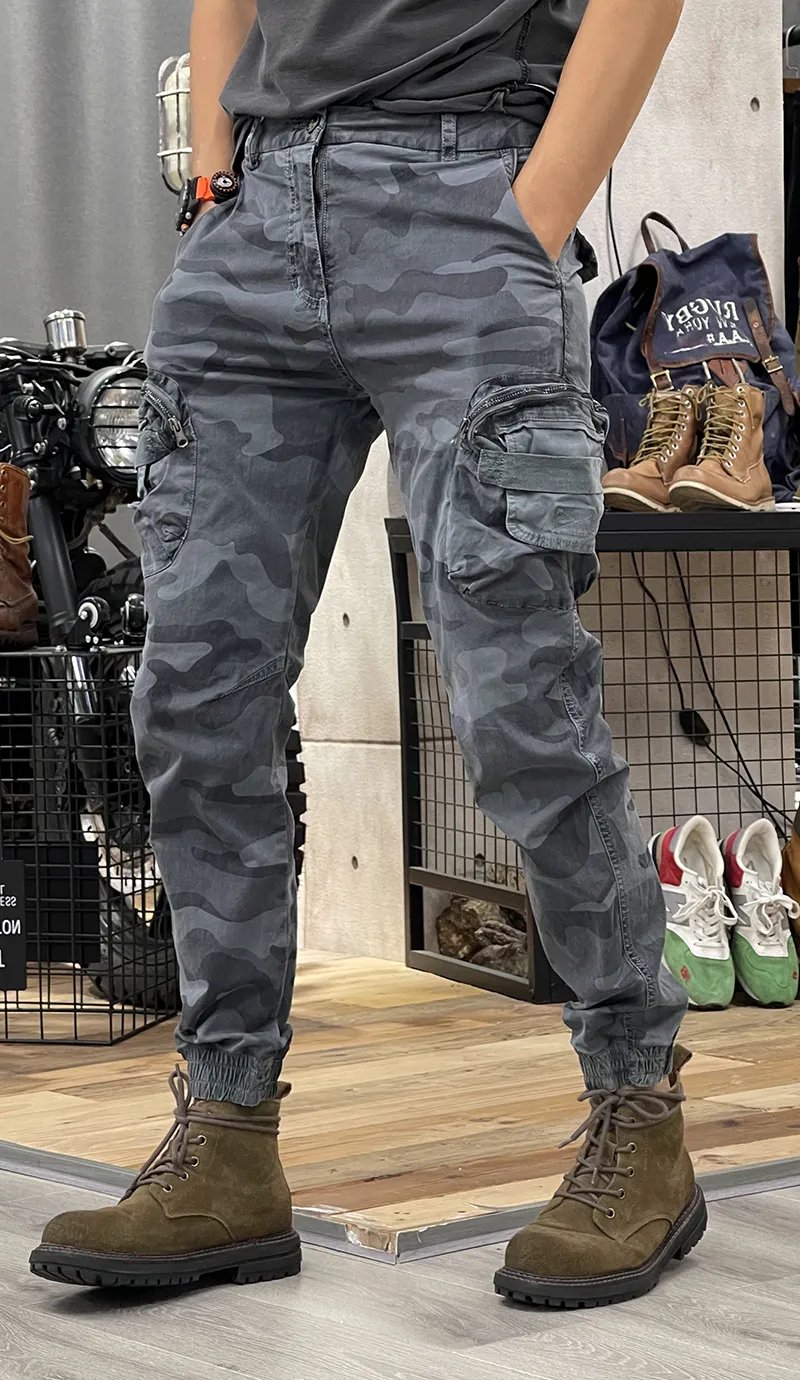 Upgrade Your Style with Men's Distressed Slim Fit Biker Jeans