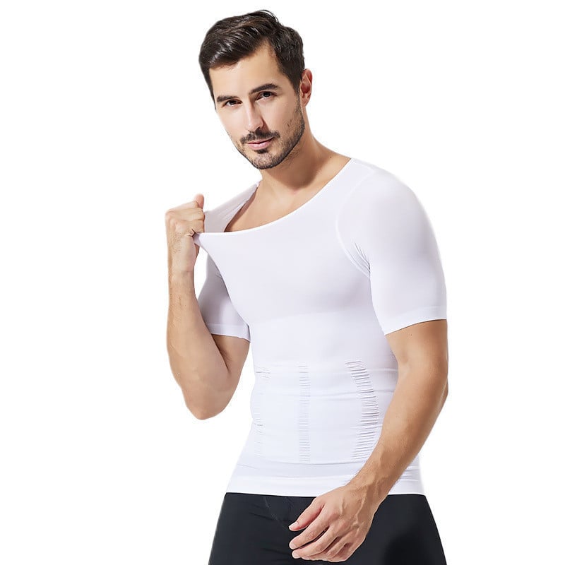 Men's Body Toning Shaper T-Shirt - Look Fit and Confident