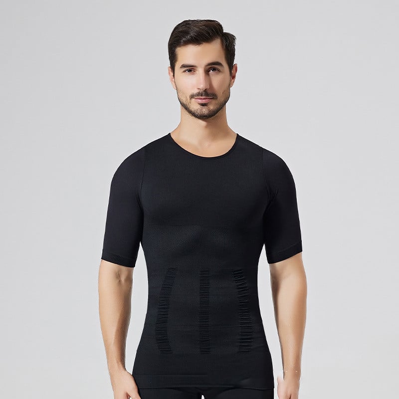 Men's Body Toning Shaper T-Shirt - Look Fit and Confident