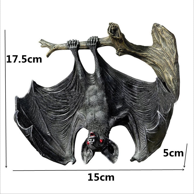 Add Some Spooky Charm to Your Garden with Our Daredevil Vampire Bat Statue - Perfect Halloween Gift!