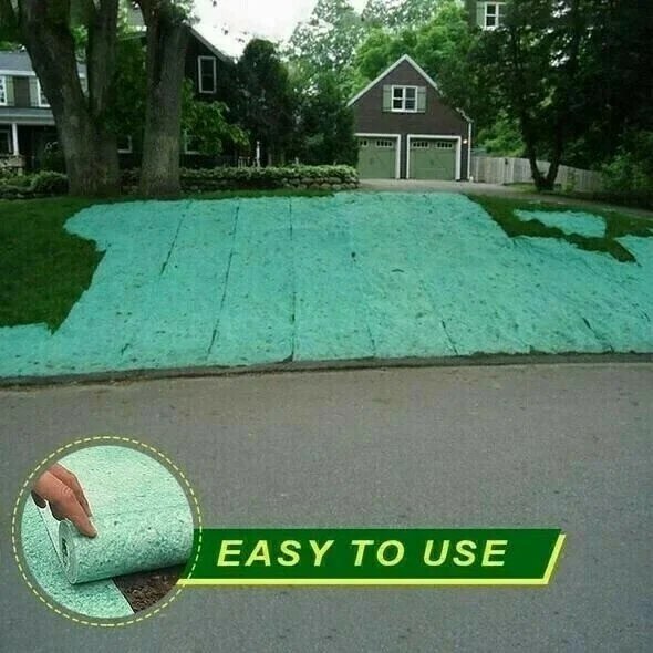 Go Green with Biodegradable Grass Seed Mat