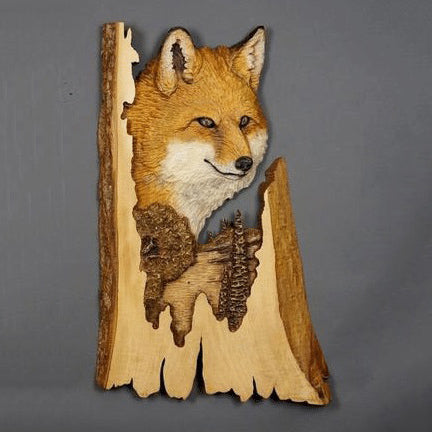 Exquisite Animal Carving Handcraft Wall Decoration