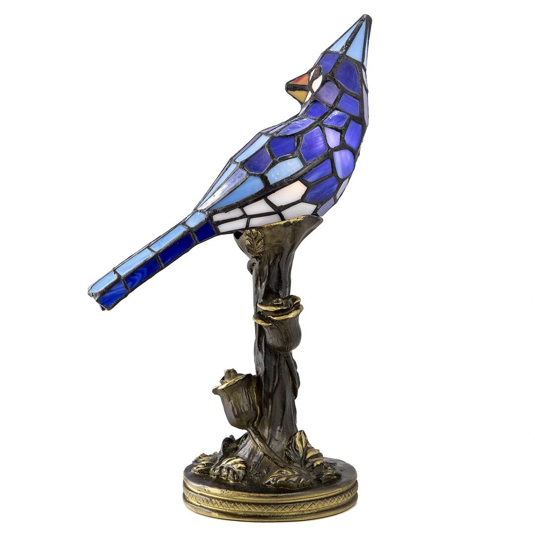 Illuminate Your Home with the Handmade Cardinal Bird Lighted Art Lamp!