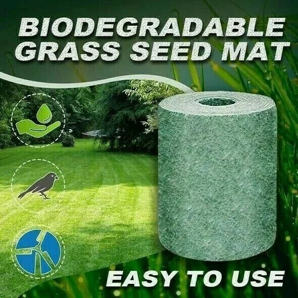 Go Green with Biodegradable Grass Seed Mat