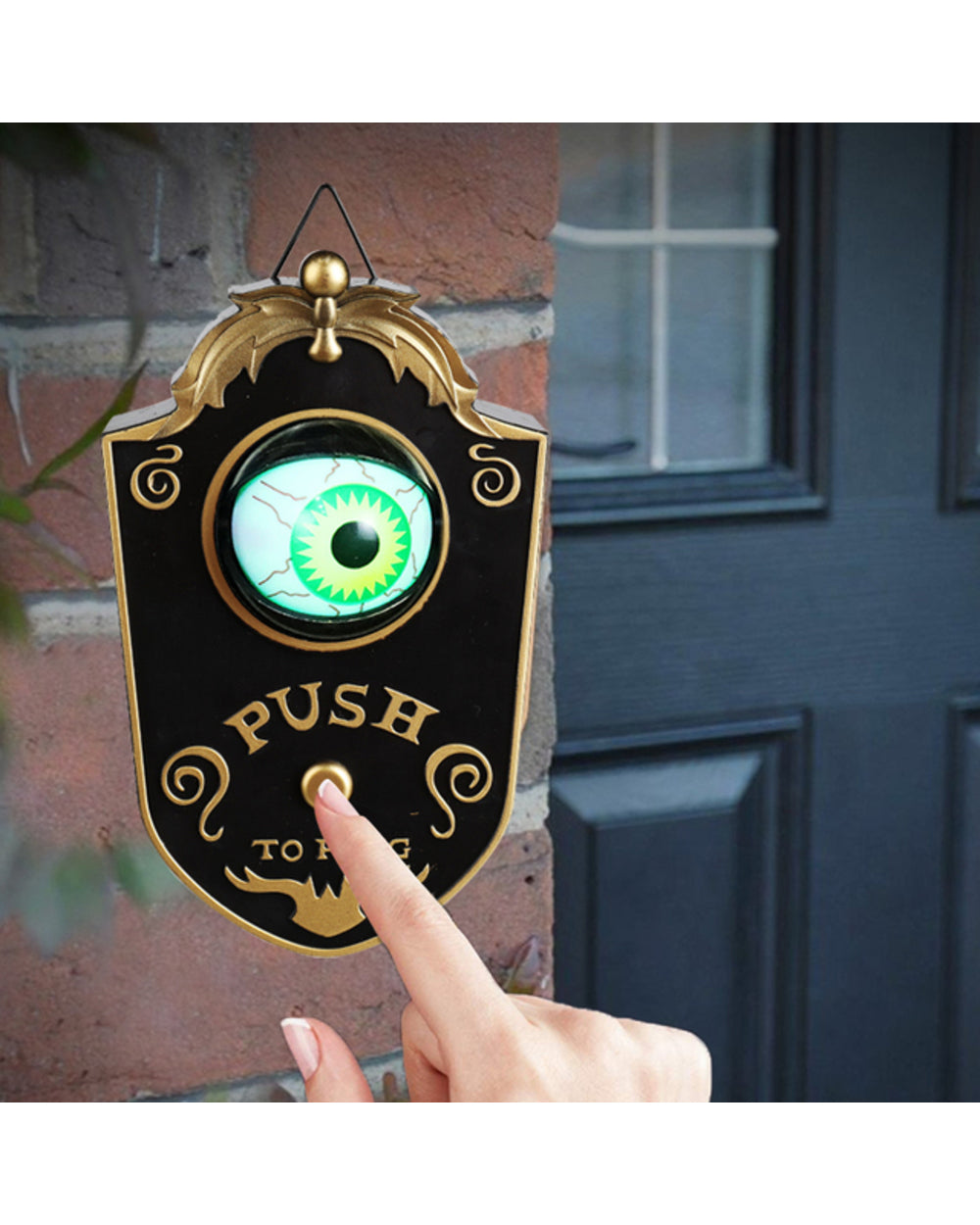 Spook Up Your Front Door with Our Halloween One-Eyed Doorbell