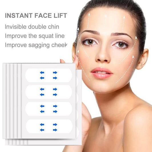 Instantly Lift and Tighten Your Skin with Our Invisible Face Lifter Tape - 49% Off Summer Sale!