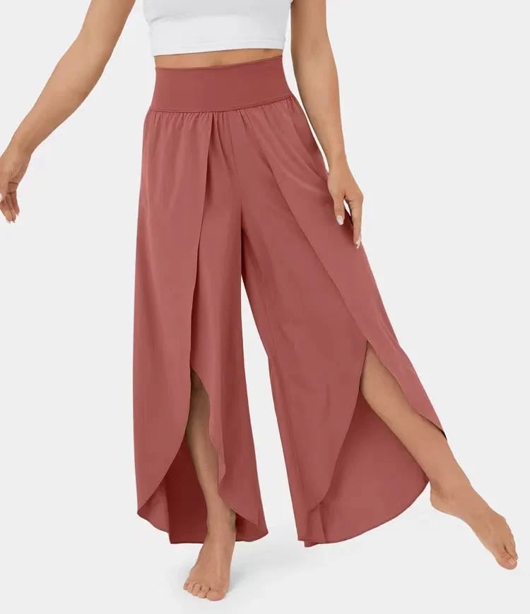 2024🔥Final Day Sale: Save 48% Off - High Waisted Split Wide Leg Quick Dry Casual Pants🎉
