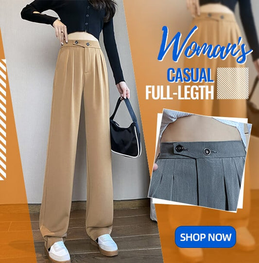 ✨Effortlessly ✨Chic: Women's Casual Full-Length Loose Pants