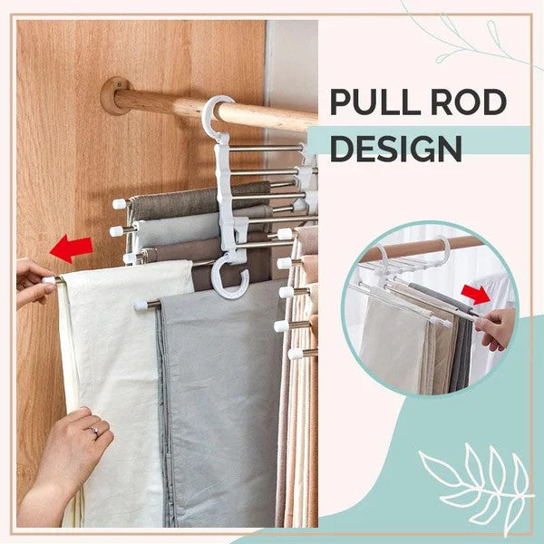 【Hot Sale 49% Off】Multi-functional Pants Rack, Make Your Closet Neat and Tidy!