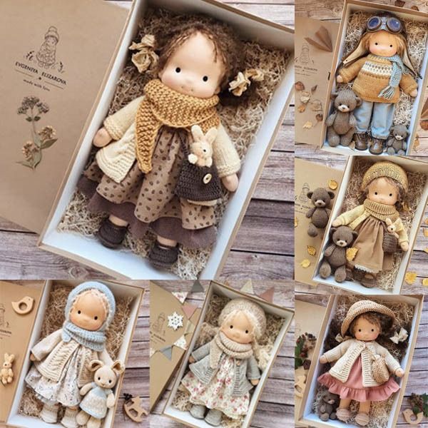 🎁🎁Enchanting Handmade Waldorf Dolls - The Perfect Gift for Children👧(Buy 2, Enjoy Free Shipping)