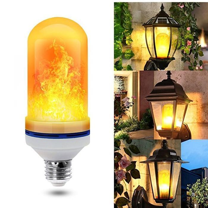 🔥Summer Hot Sale🔥LED Flame Effect Light Bulb-With Gravity Sensing Effect