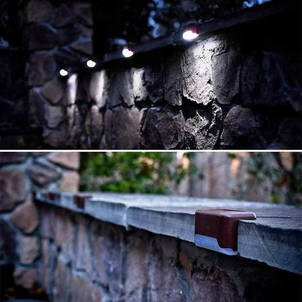Outdoor Waterproof LED Solar Lamp - Perfect for Pathways and Staircases!