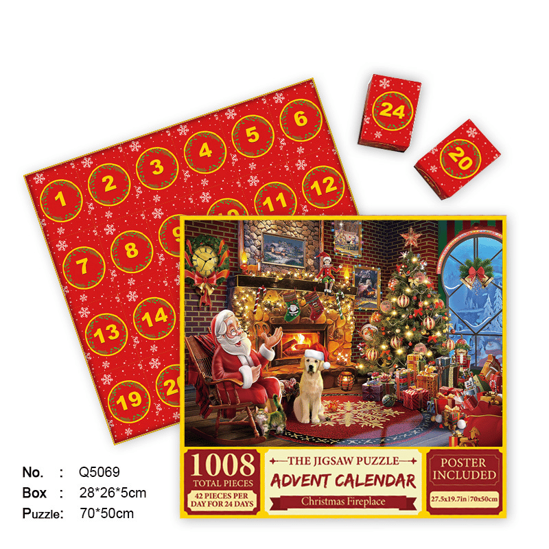 🎄Christmas Advent Calendar Puzzle Fun! 🧩 Count Down to the Holidays with Jigsaw Puzzles!