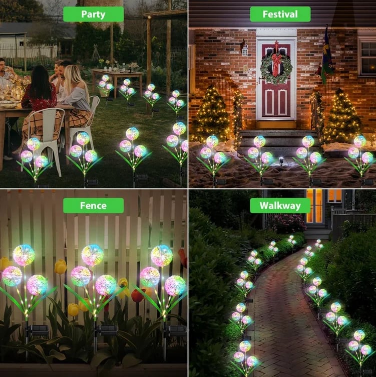 Dandelion Outdoor Garden Lamp: Enhance Your Landscape with Enchanting Illumination