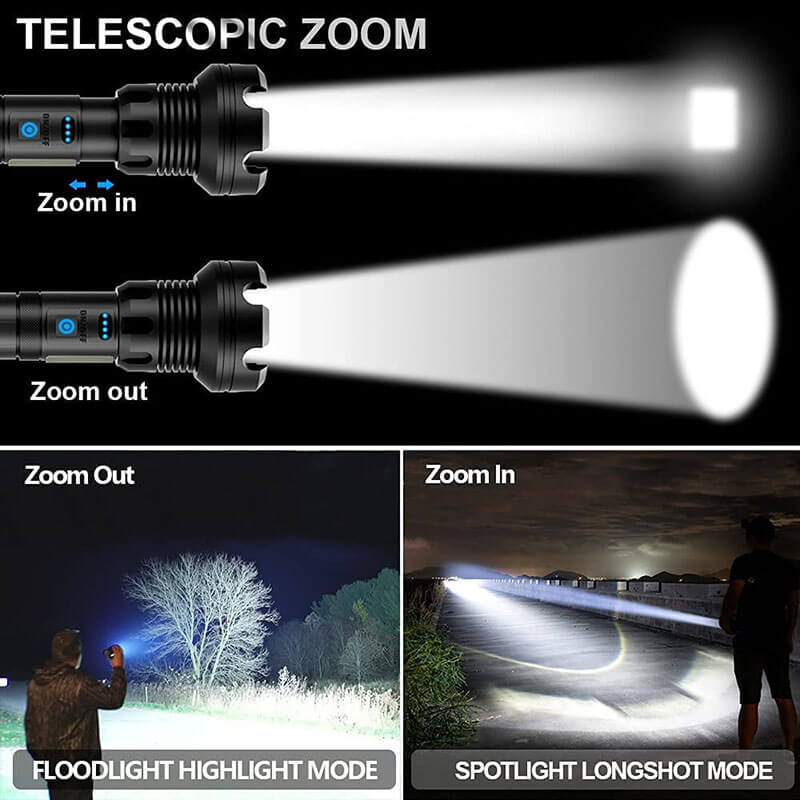 Illuminate Your World with Our Super Bright Rechargeable LED Flashlight - Hot Sale!