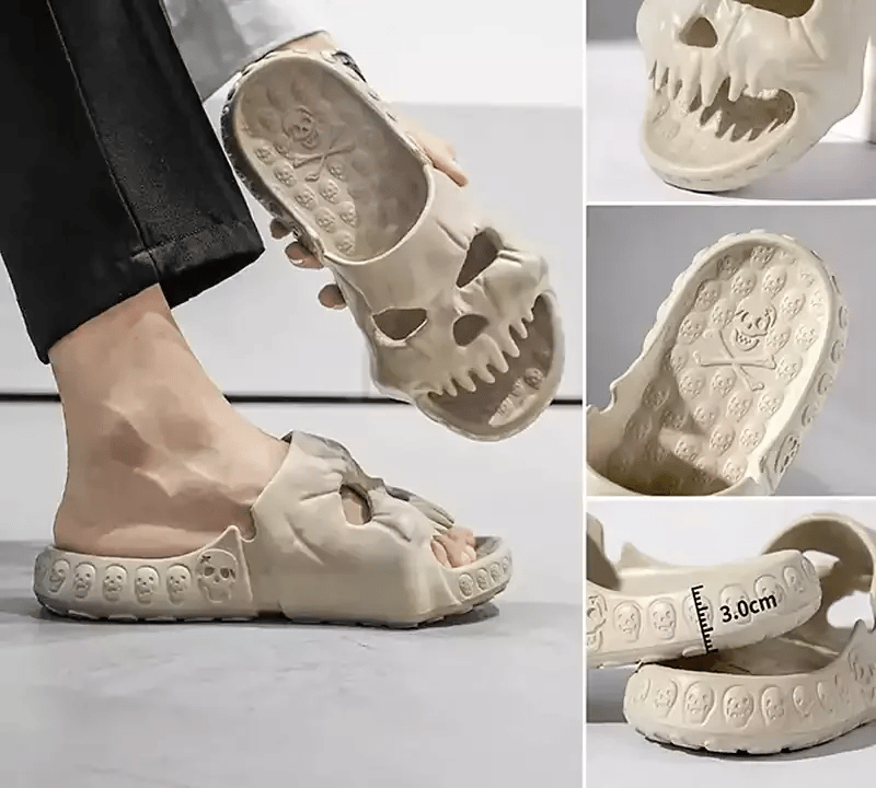 Step into Style with the New Skull Design Slippers of 2023