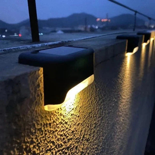 Outdoor Waterproof LED Solar Lamp - Perfect for Pathways and Staircases!