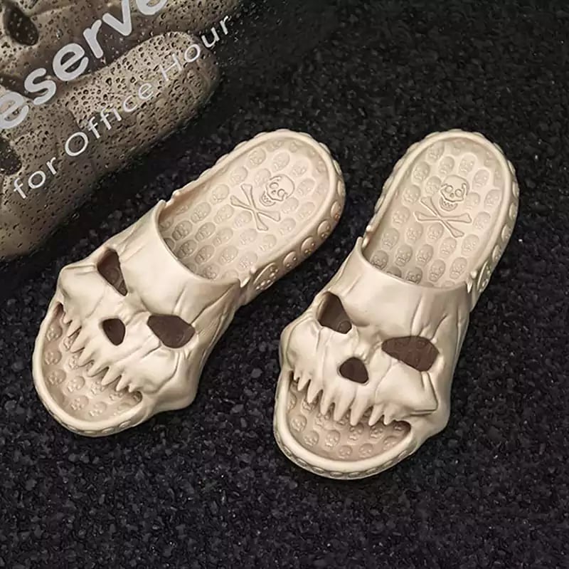 Step into Style with the New Skull Design Slippers of 2023