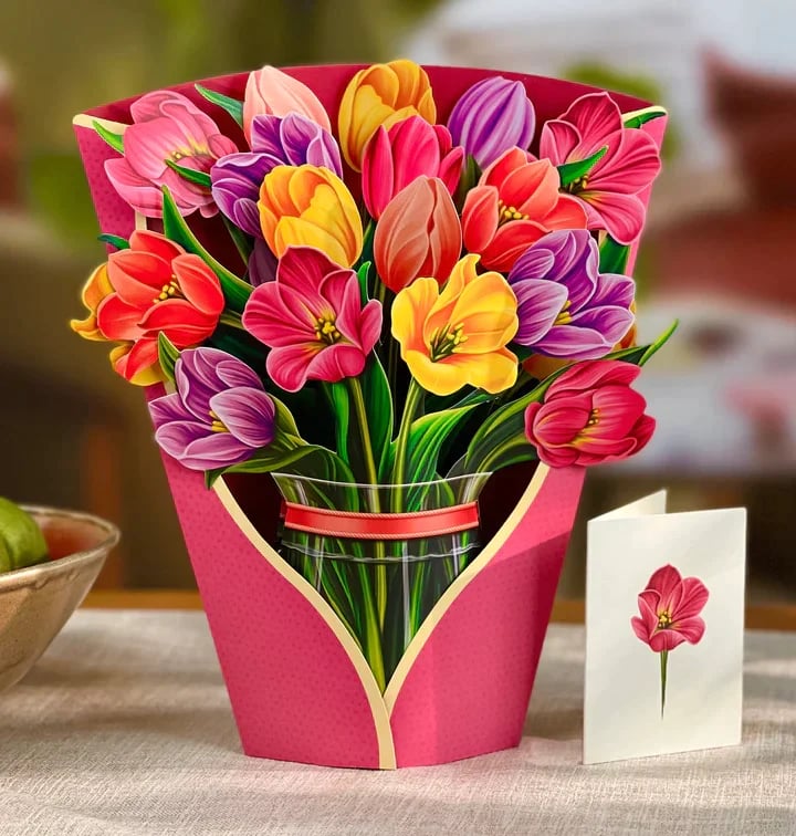 🔥A Gift for Mother SAVE 49% OFF🔥Pop Up Flower Bouquet Greeting Card