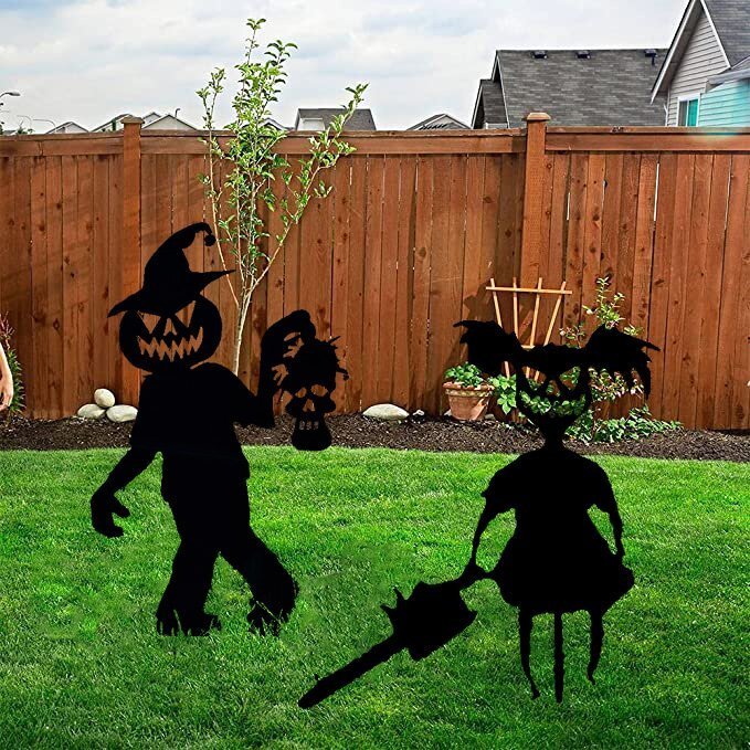 👻Spook Up Your Yard with Our Cute and Unique Ghost Zombie Metal Art - Perfect for Halloween!👻