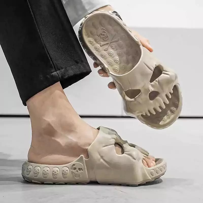 Step into Style with the New Skull Design Slippers of 2023