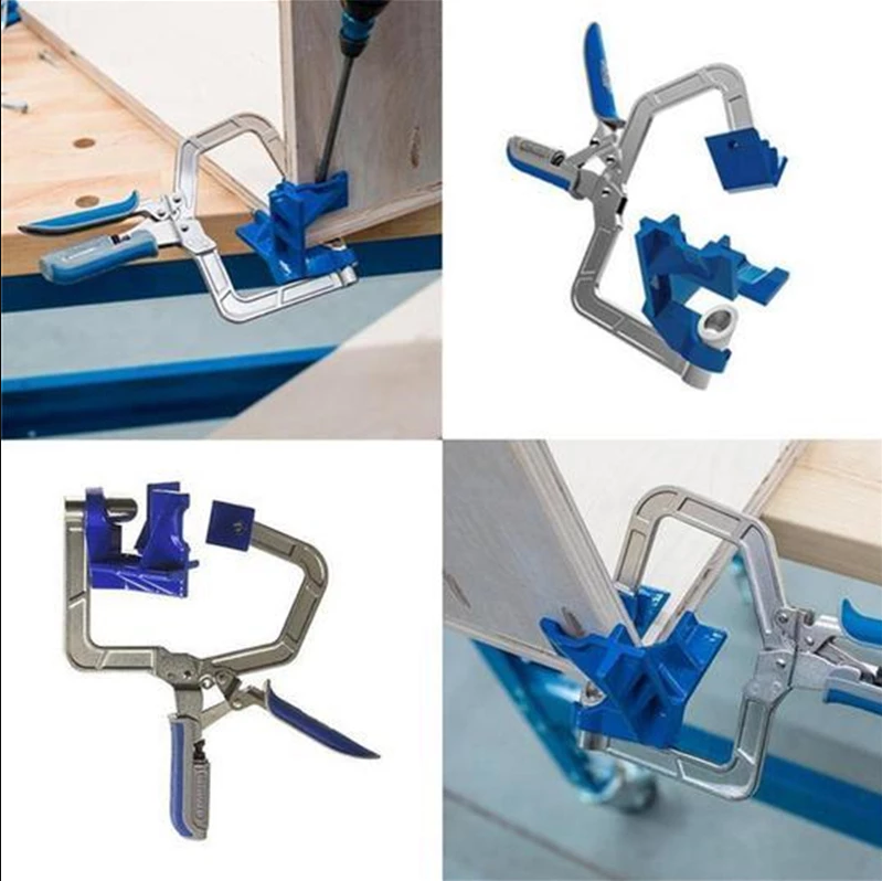 Precision 90-Degree Woodworking Clamp - Perfect for Any Project
