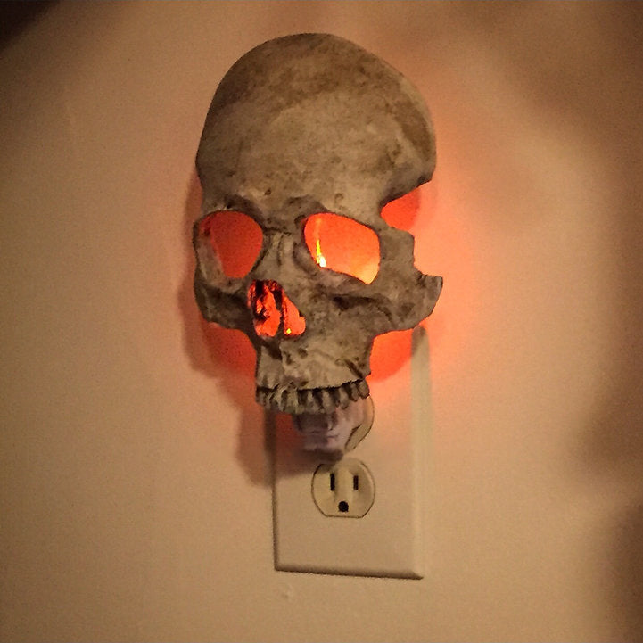 Gothic Skull Light - Half Price Sale! Illuminate Your Space with Eerie Elegance
