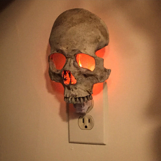 Gothic Skull Light - Half Price Sale! Illuminate Your Space with Eerie Elegance