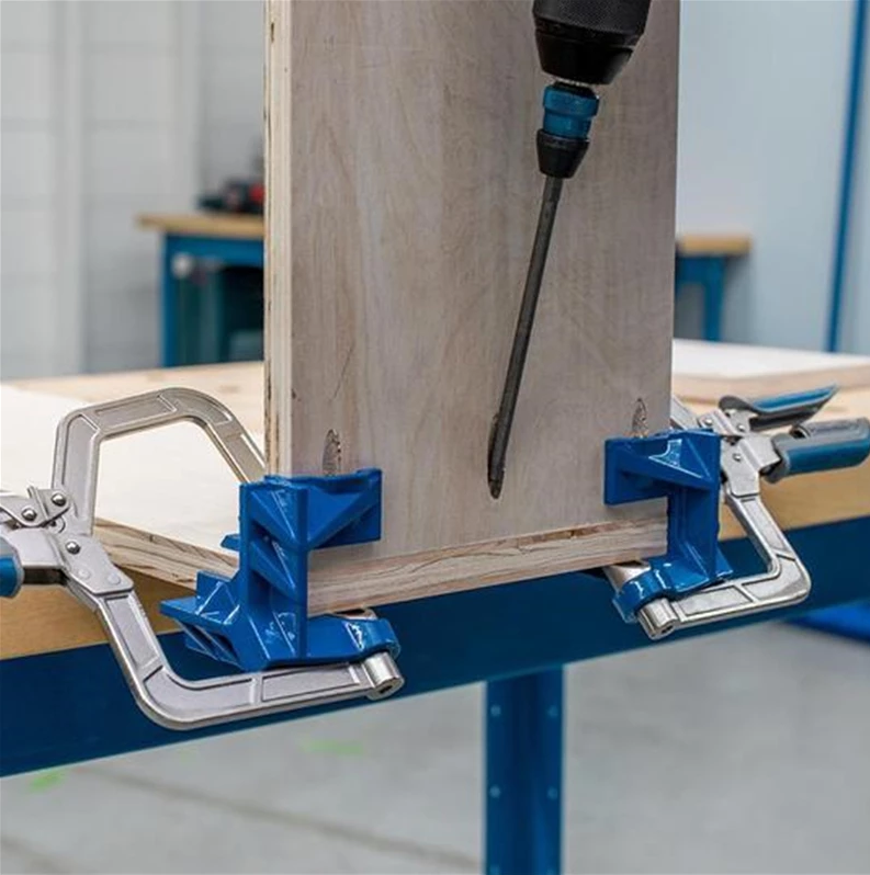 Precision 90-Degree Woodworking Clamp - Perfect for Any Project