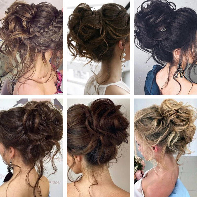 Wow!!Today 50% OFF丨 Messy Curly Hair Bun