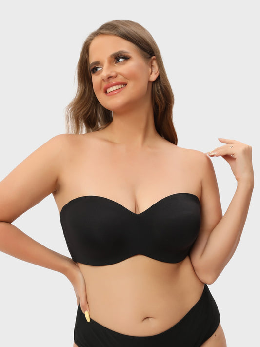 Hot Sale Plus Size Non-Slip Convertible Bandeau Bra