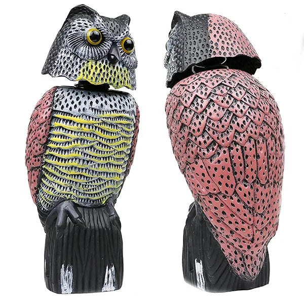 Realistic Garden Owl Bird Scarecrow