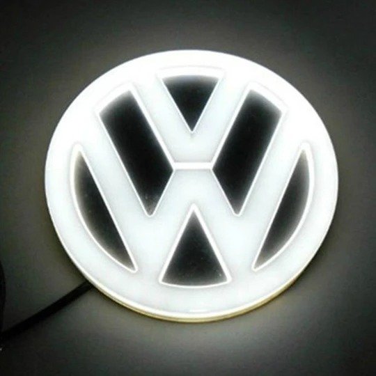 4D light-emitting car logo badge LED light