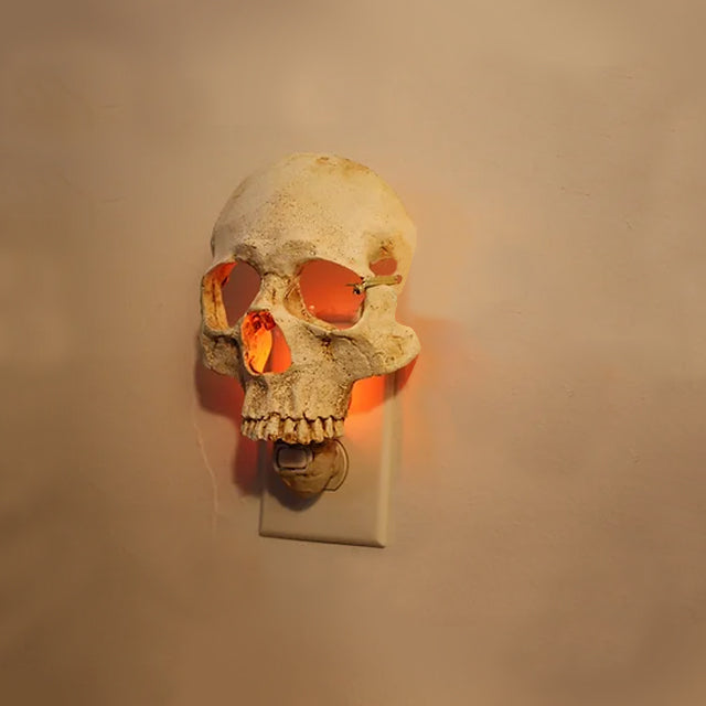 Gothic Skull Light - Half Price Sale! Illuminate Your Space with Eerie Elegance