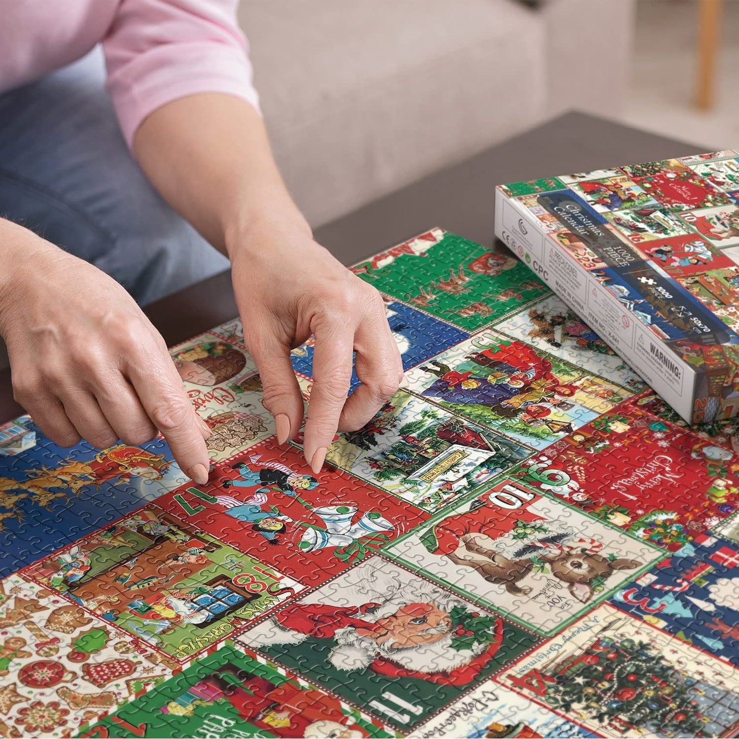 🎄Christmas Advent Calendar Puzzle Fun! 🧩 Count Down to the Holidays with Jigsaw Puzzles!