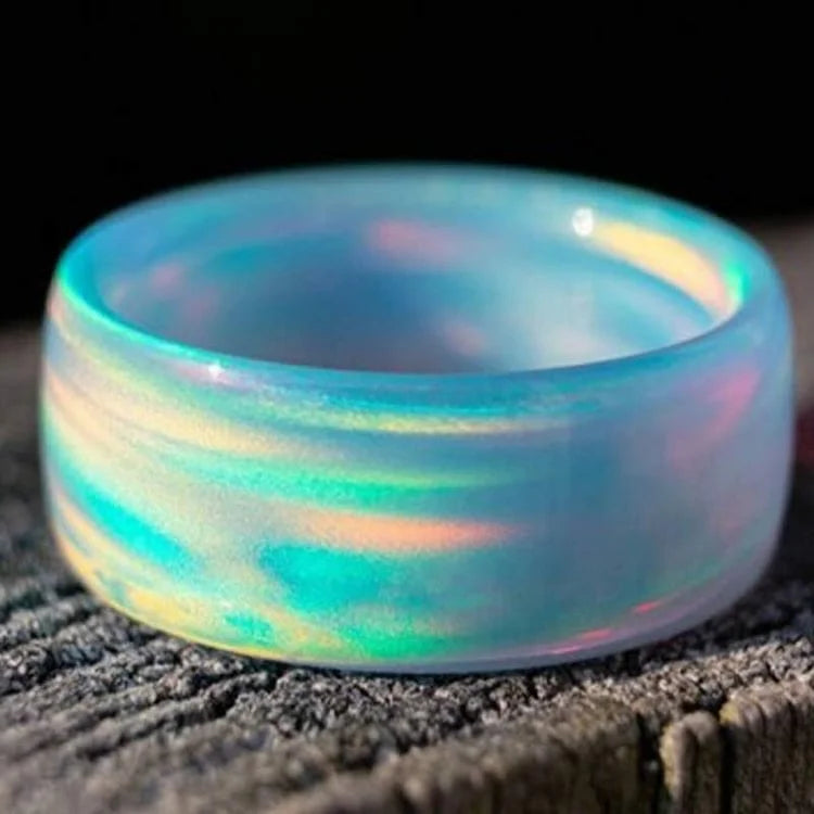 Shine Bright Like a Colored Galaxy with Our Opal Ring