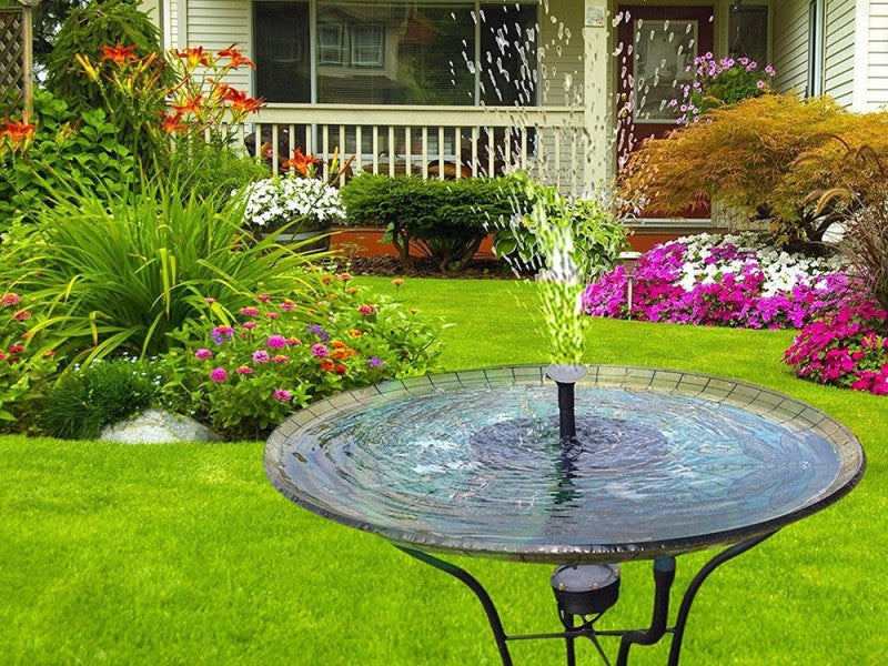 Eco-Friendly Solar Powered Water Fountain - Enhance Your Outdoor Space with a Sustainable Touch