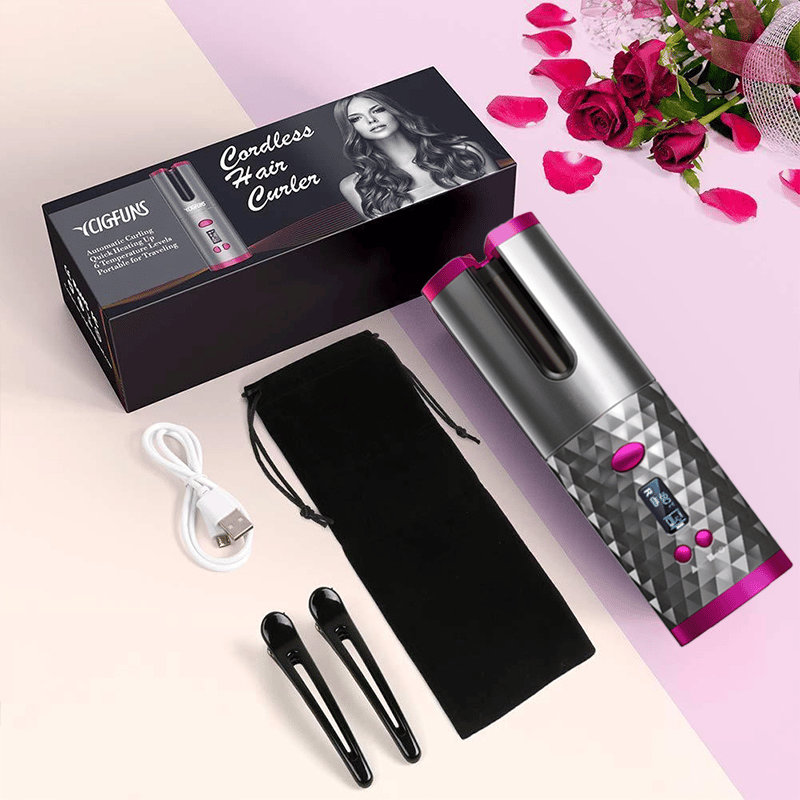 🔥🔥Get Perfect Curls with 40% Off Auto Rotating Ceramic Curler