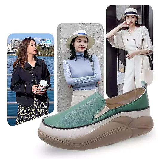 Elevate Your Style with Women's Fashion Platform Loafers