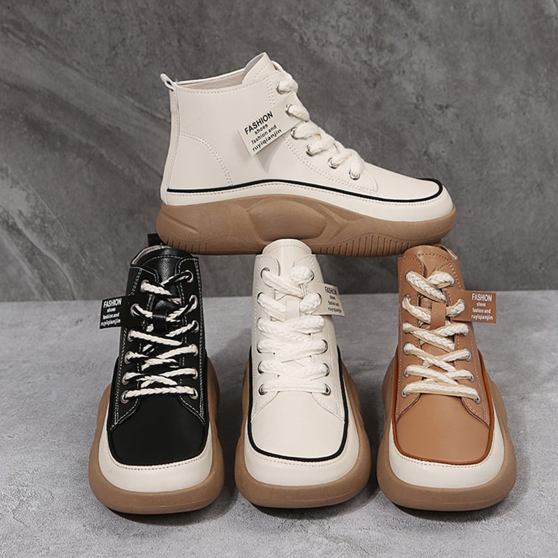 Final Day Offer: 49% OFF Women's High Top Thick Sole Martin Boots