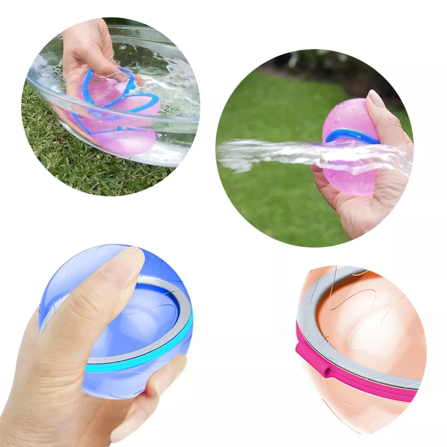 Reusable Water Balloon - Quick Fill for Endless Fun