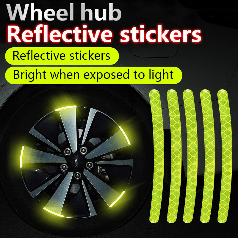 Upgrade Your Car with 20 Pcs Reflective Tire Stickers